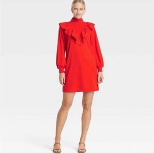 Brand new with tags attached balloon sleeve Who What Wear mini dress